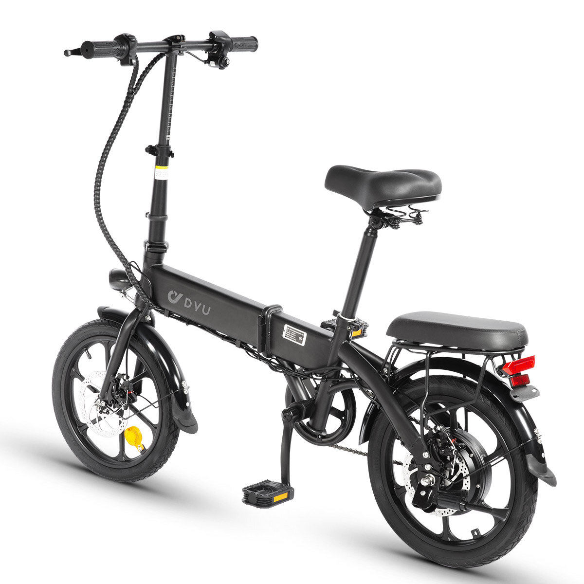 [EU Direct] DYU A1F Electric Bike 36V 250W Motor 36V 7.5AH Battery 16inch Tires 25KM/H Top Speed 25KM Max Mileage 120KG Max Load Folding Electric Bicycle