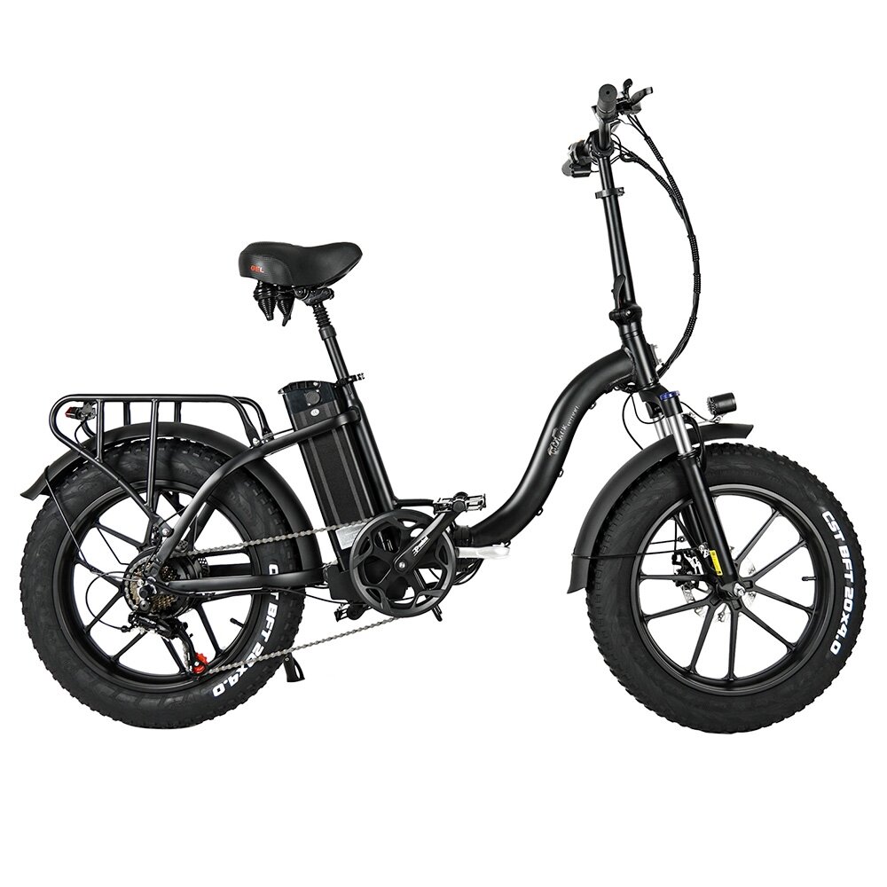 [EU DIRECT] CMACEWHEEL Y20 Electric Bike 500W 48V 18Ah 20*4.0 Inch Electric Bike 60-110KM Mileage Range Max Load 150KG