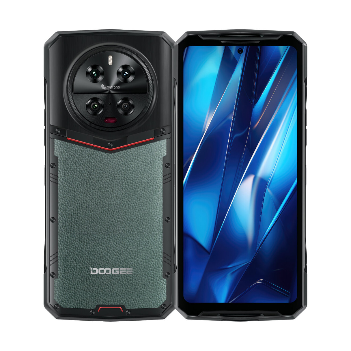 DOOGEE DK 10 5G Dimensity 8020 32GB 512GB Morpho 50MP Quad Camera 64MP Night Vision 6.67 Inch 120Hz 2K AMOLED Display 120W Fast Charging 50W Wireless Charging NFC IP68 IP69K Waterproof Rugged Smartphone