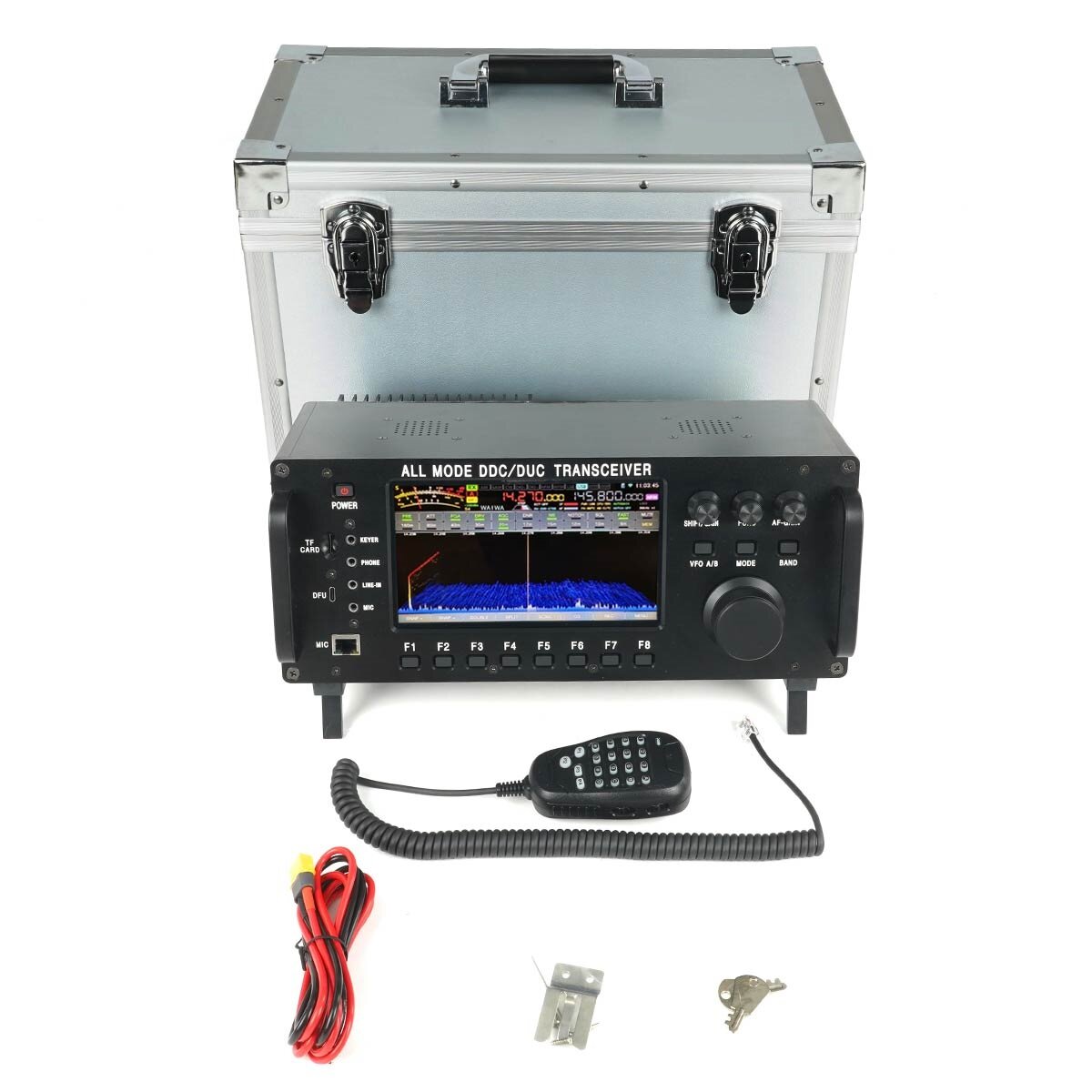 100W 0-750MHz HF+UV Wolf All Mode DDC/DUC Transceiver Radio SDR Transceiver Mobile Radio