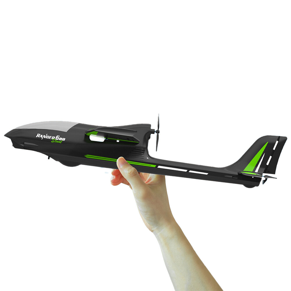 VolantexRC 76102SR Ranger 600 EPP 600mm Wingspan 2.4GHz 4CH 6-Axis Gyro One Key Aerobatics XPilot Stabilization System RC Airplane Glider RTF For Beginner