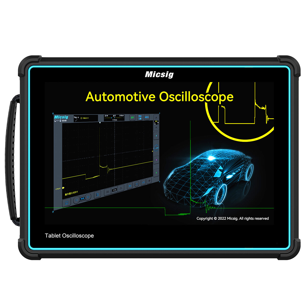 Micsig ATO2004 Digital Oscilloscope Automotive 200MHz 220Mpts Portable oscilloscopes touchscreen Table diagnostic oscilloscope