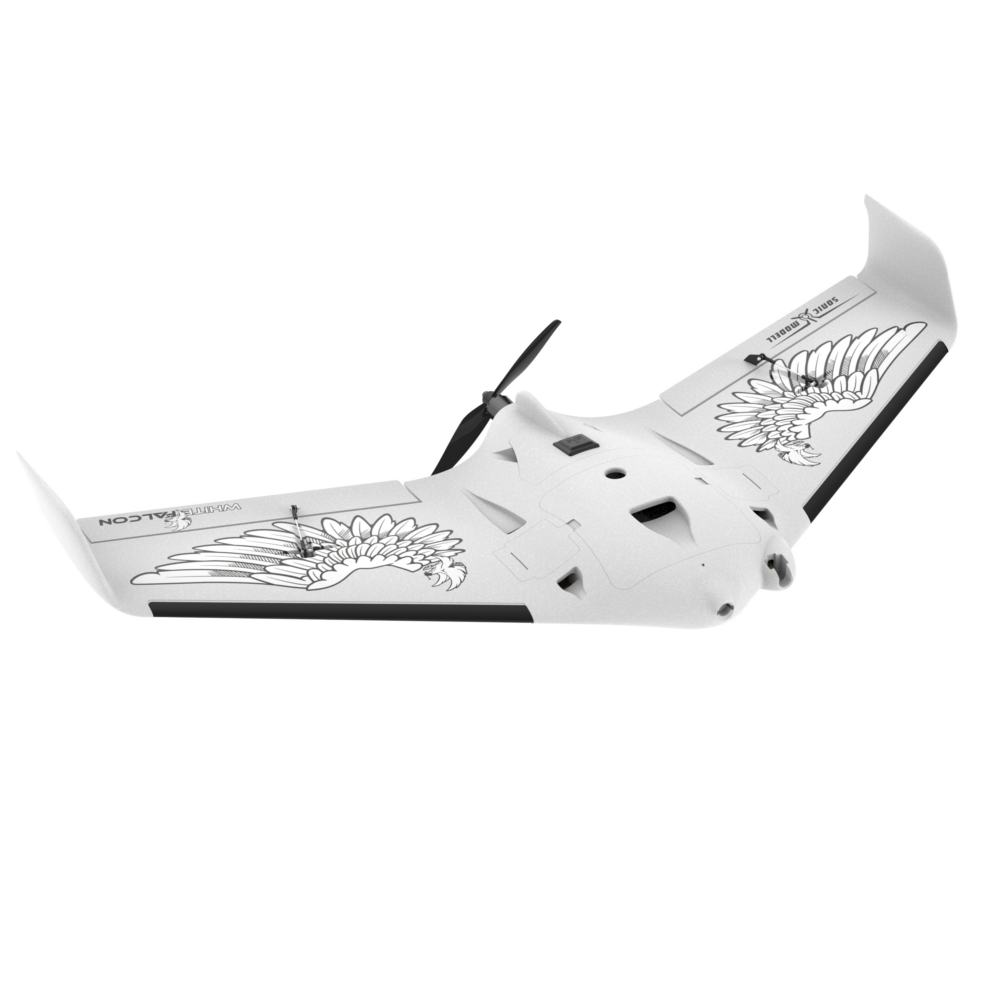 Sonicmodell AR Wing Pro WHITE FALCON 1000mm Wingspan EPP FPV Flying Wing RC Airplane KIT/PNP Compatible DJI HD Air Unit System