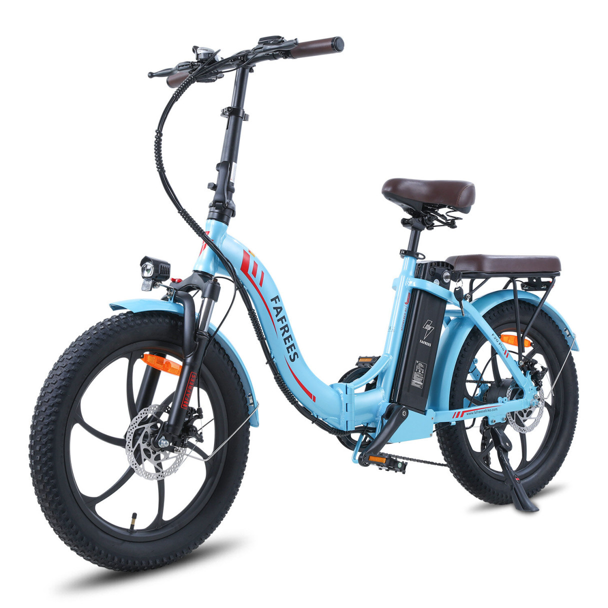 [EU DIRECT] FAFREES F20 PRO Electric Bike 36V 18AH Battery 250W Motor 20x3.0inch Tires 25KM/H Top Speed 120-150KM Max Mileage 150KG Max Load Folding Electric Bicycle