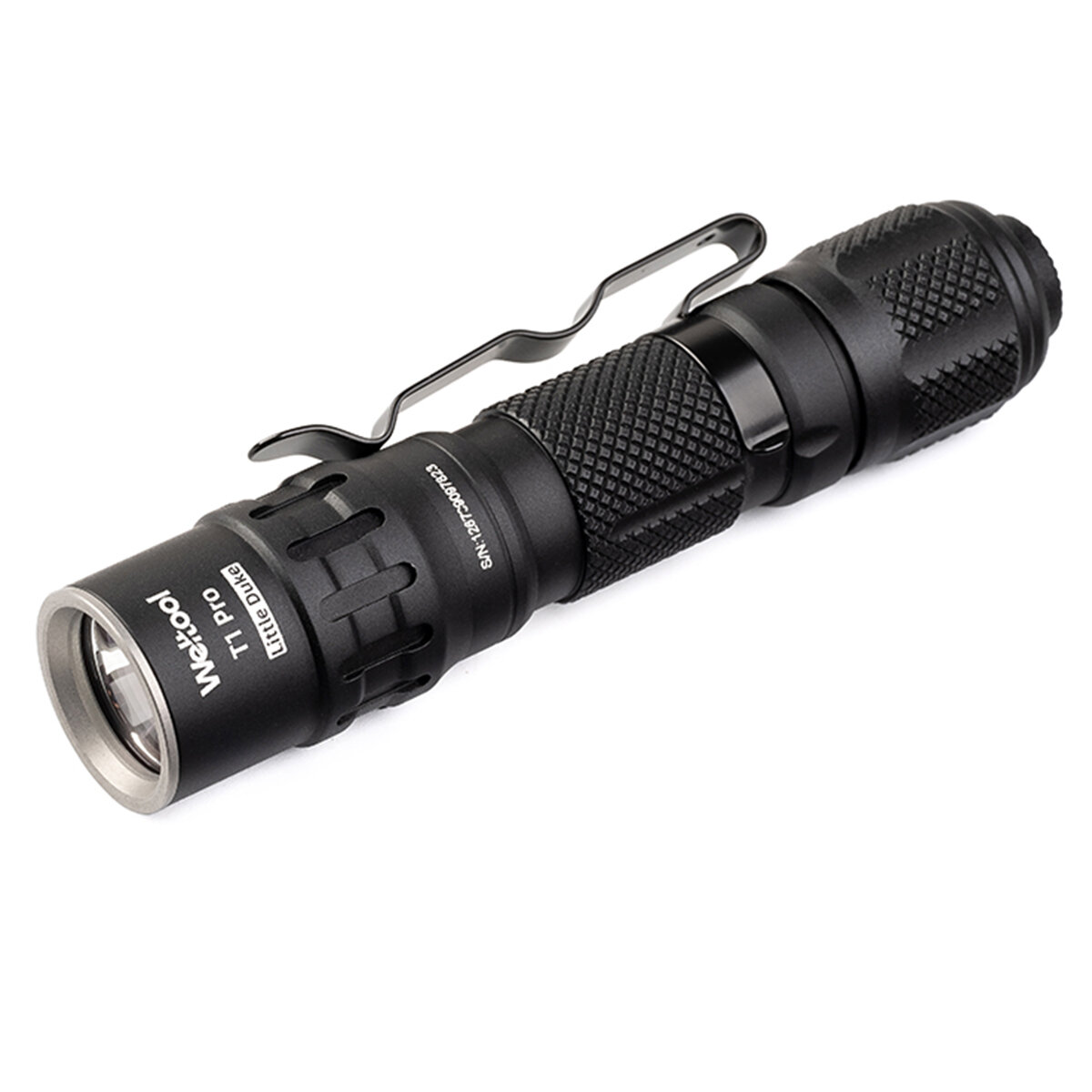 Weltool T1 Pro V2 550lm AA/14500 EDC Compact Flashlight with Battery Focus and Long Range Waterproof Mini LED Torch Camping Light