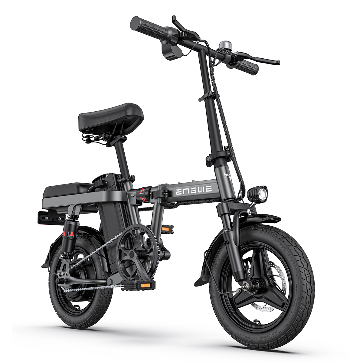 [EU DIRECT] ENGWE T14 Electric Bike 10Ah 48V 250W 14inch Folding Electric Bike 25km/h Max Speed 35-80km Mileage Range E Bike For City Road EU DIRECT