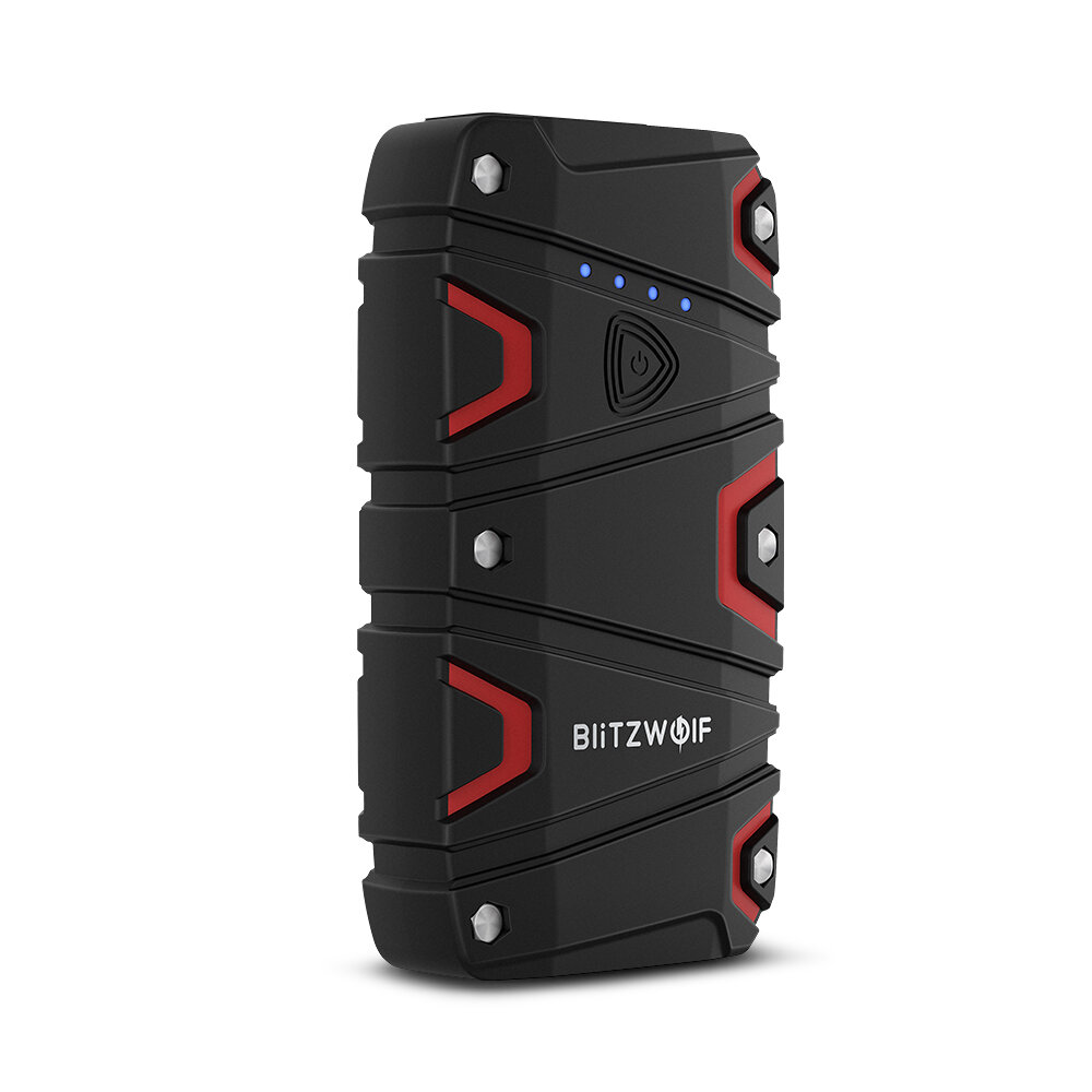 BlitzWolf® BW-JS1 2500A 20000mAh Portable Car Jump Starter Emergency Battery Booster Power Bank Waterproof with LED Flashlight QC3.0 USB Charging Port