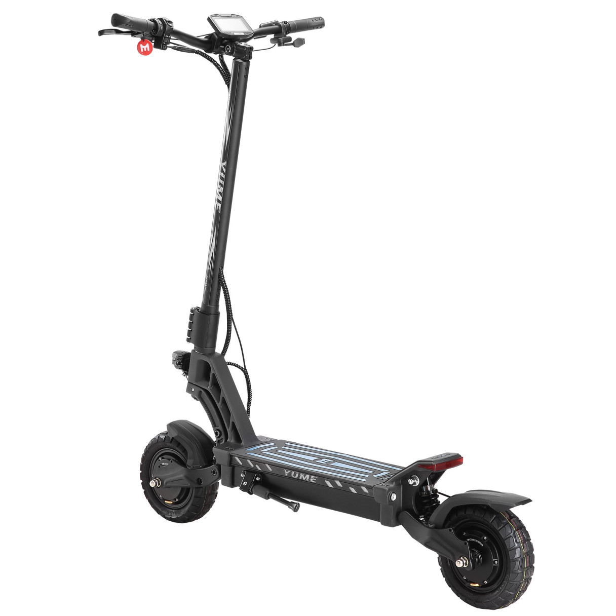 [EU DIRECT] YUME HAWK Electric Scooter 60V 22.5AH Battery 1200W*2 Dual Motors 10inches Tires 70KM Max Mileage 126KG Max Load Oil Brakes Folding E-Scooter