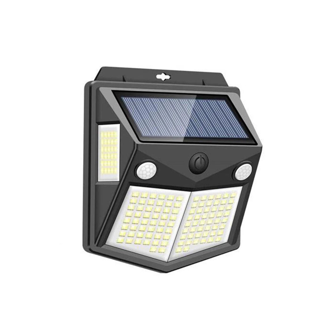 ARILUX 260LED Outdoor  Solar Light IP65 Waterproof Motion Sensor Solar Light Garden Courtyard Passage Security Lighting Black