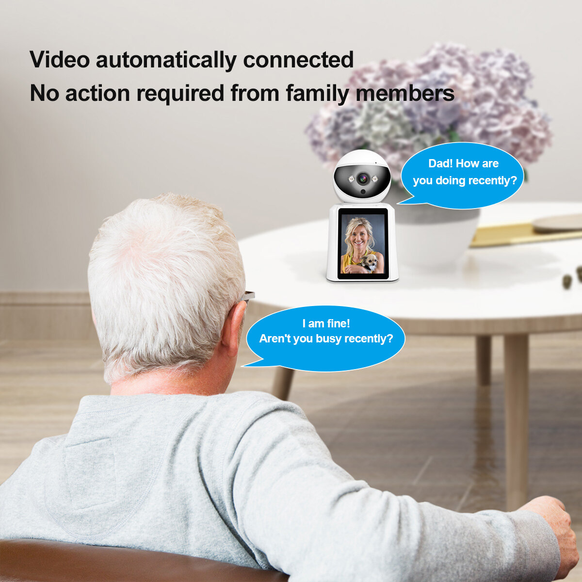 Srihome SH053 2MP 1080P WiFi PTZ IP Dome Camera Wireless AI Humanoid Auto Tracking Video Intercom Home Security CCTV Baby Monitor EU Standard