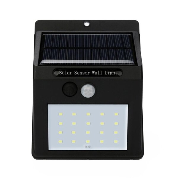 Solar Power 20 LED PIR Motion Sensor Wall Light Waterproof Outdoor Path Yard Garden Security Lamp