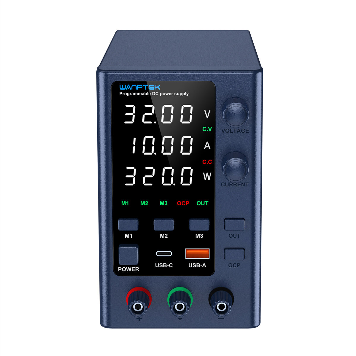 WANPTEK Regulated Power Supply with 0-160V Voltage 0-10A Current Multi-Function Protection Superior Stability Digital Display ideal for Diverse Electronics Application EPS3205/EPS3210/EPS6205/EPS1203/EPS1602