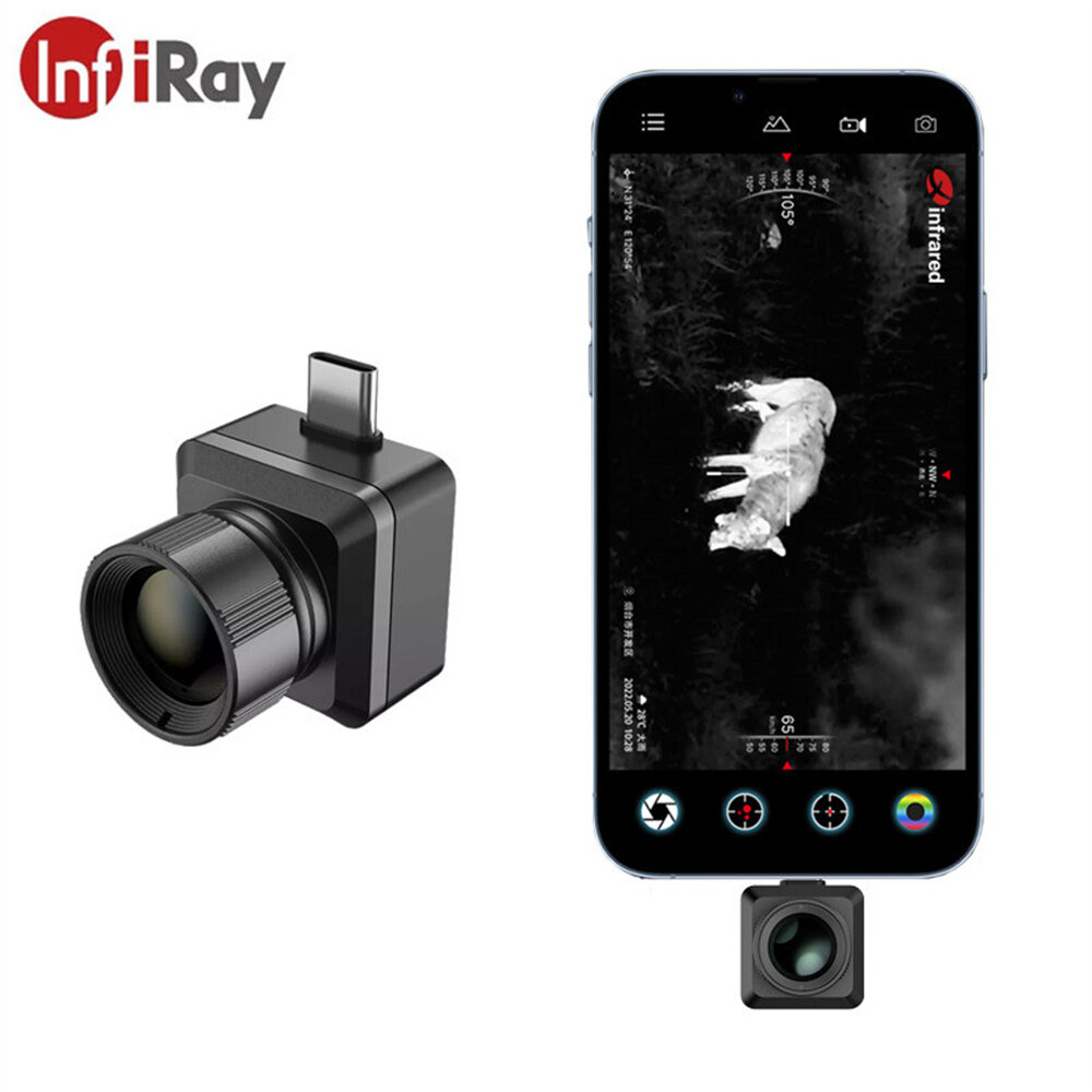 InfiRay T2 PRO Thermal Imager Outdoor Search 1492m 256x192 Infrared Camera Night Vision Mobile Android Type C