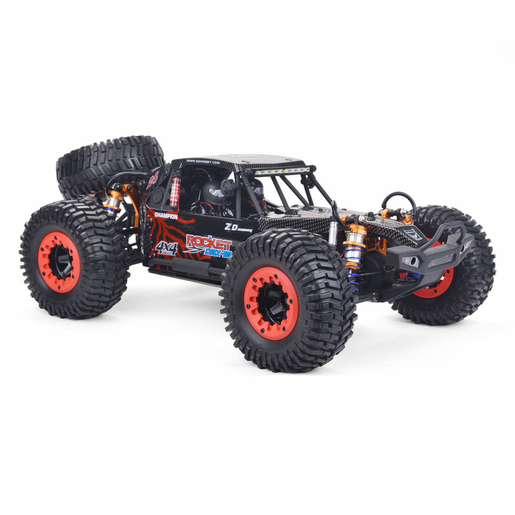 ZD Racing DBX 10 1/10 4WD 2.4G Desert Truck Brushless RC Car High Speed Off Road Vehicle Models 80km/h W/ Spare Tire