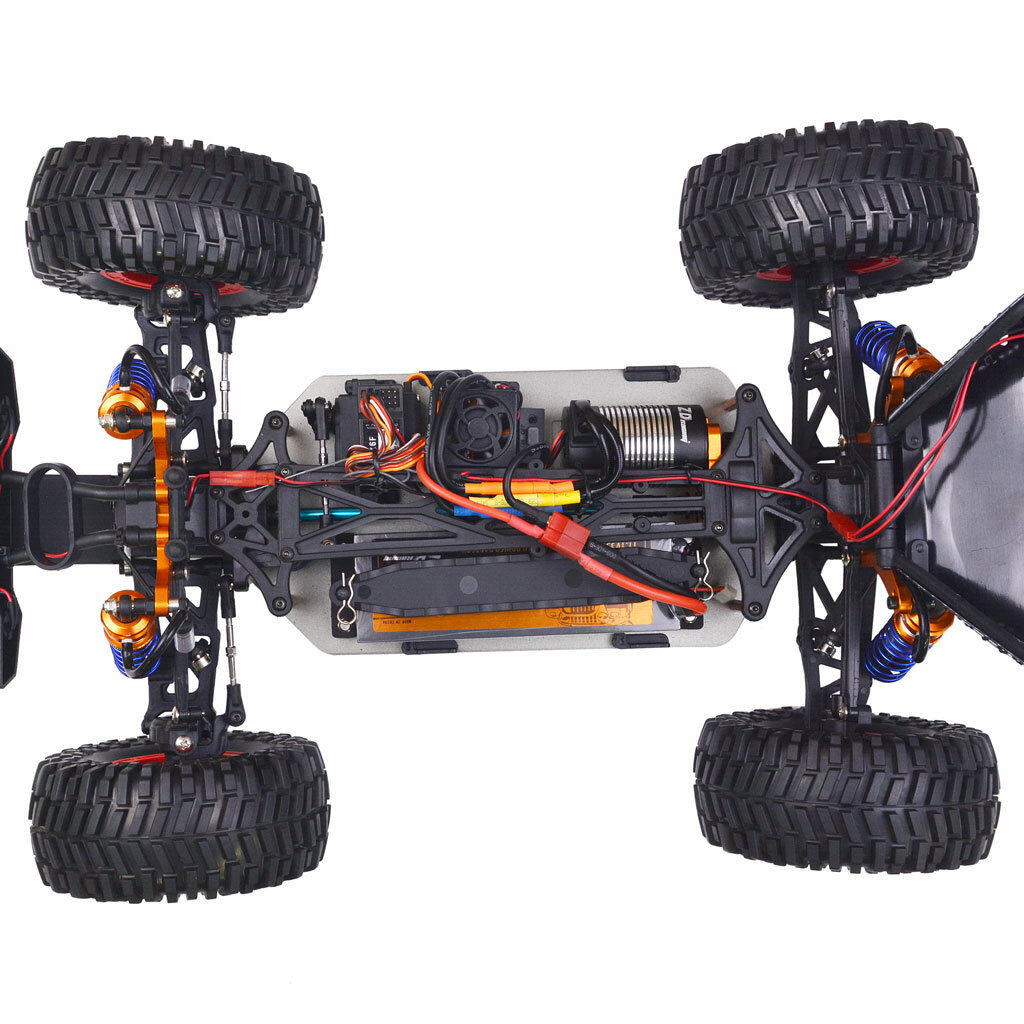 ZD Racing DBX 10 1/10 4WD 2.4G Desert Truck Brushless RC Car High Speed Off Road Vehicle Models 80km/h W/ Spare Tire