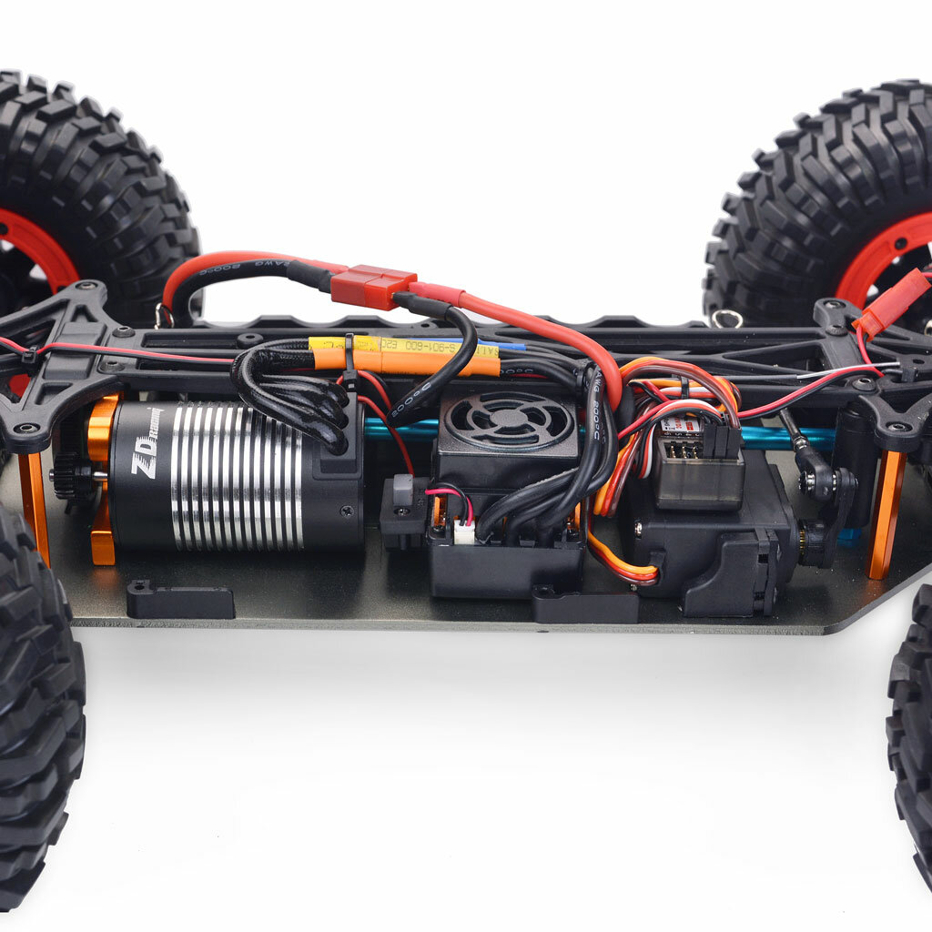 ZD Racing DBX 10 1/10 4WD 2.4G Desert Truck Brushless RC Car High Speed Off Road Vehicle Models 80km/h W/ Spare Tire