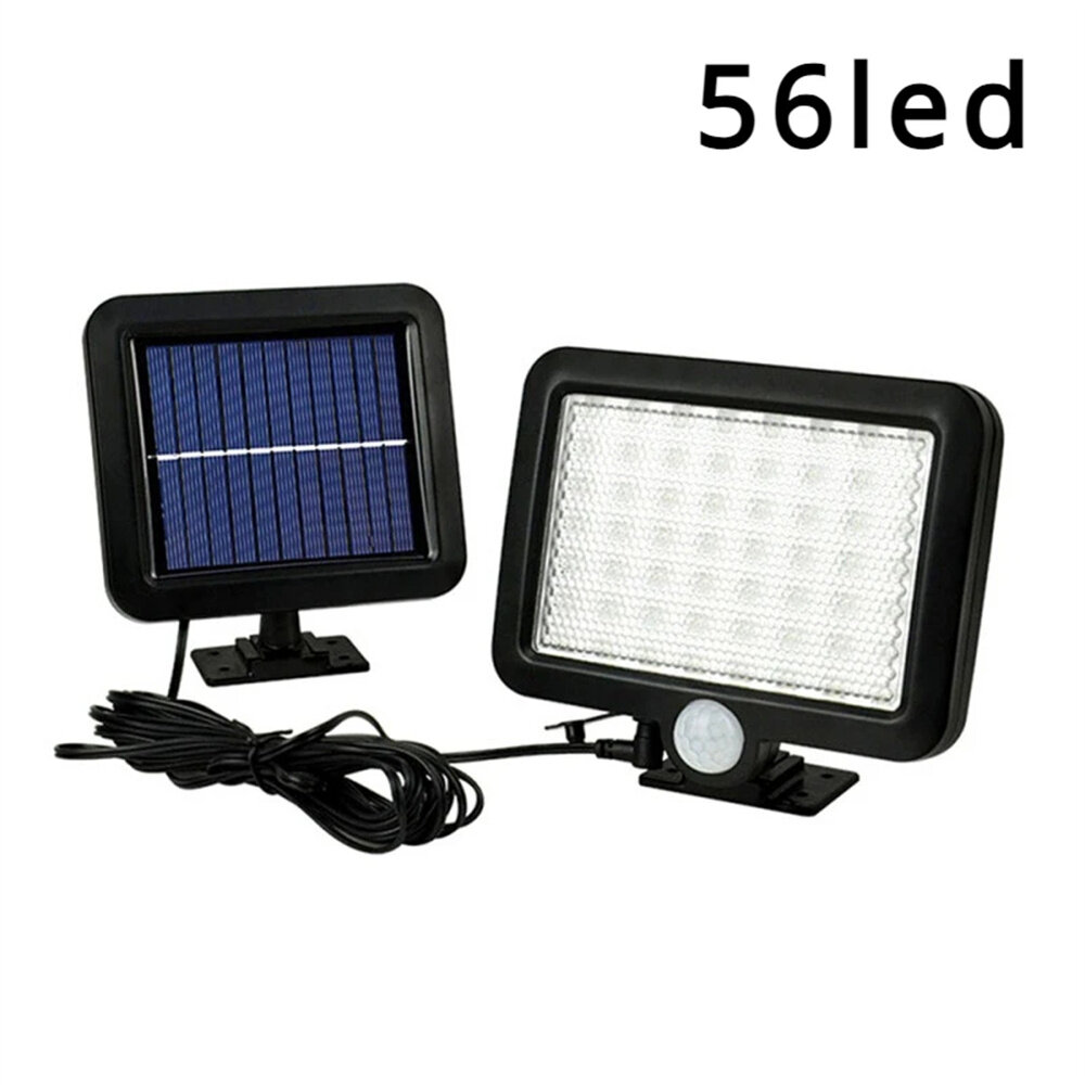 100/120/128COB Solar Lights Outdoor Split Wall Lamp 3 Modes Waterproof Motion Sensor Street Light for Home Garden Landscape