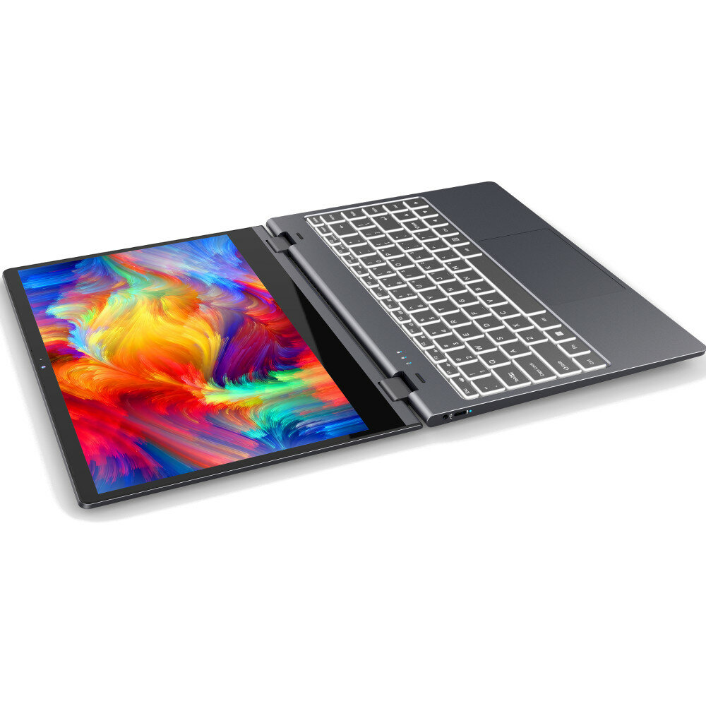 N-ONE Nbook Plus Laptop Intel Alder Lake-N N100 14.1 Inch YOGA 360-degree Touchscreen 16GB DDR4 512GB SSD Windows 11 Pro 46.2WH Battery Backlit Keyboard Narrow Bezel Notebook