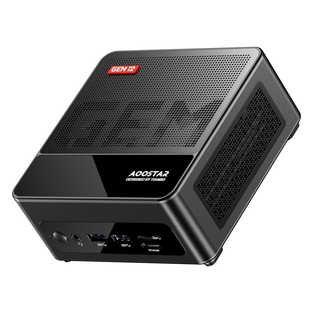 AOOSTAR GEM12 AMD R9 6900HX Mini PC 8 Core 16 Thread 16GB DDR5+512GB SSD 32GB DDR5+1TB SSD 4K Quad Screen Output WIFI6 BT5.2 HD USB4 Type-C Dual 2.5G LAN Mini Computer Desktop PC