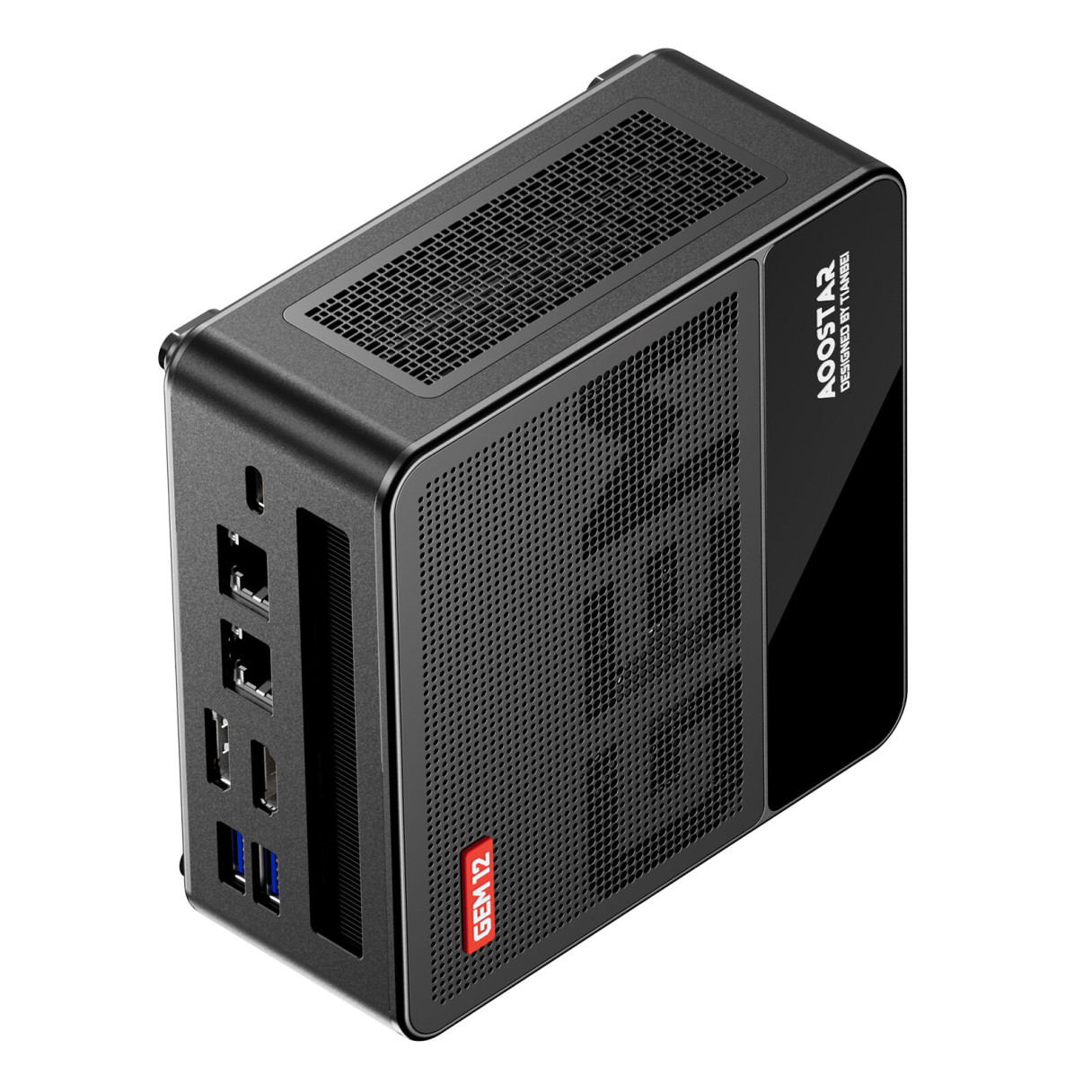 AOOSTAR GEM12 AMD R9 6900HX Mini PC 8 Core 16 Thread 16GB DDR5+512GB SSD 32GB DDR5+1TB SSD 4K Quad Screen Output WIFI6 BT5.2 HD USB4 Type-C Dual 2.5G LAN Mini Computer Desktop PC