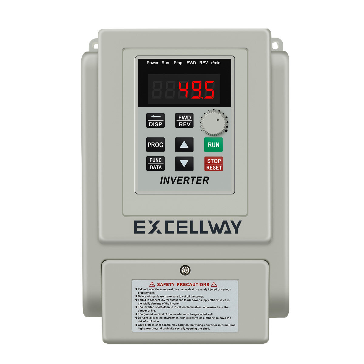 EXCELLWAY 1.5/2.2/3/4KW 220V PWM Control Inverter 1Phase Input 3Phase Out Inverter Variable Frequency Converter