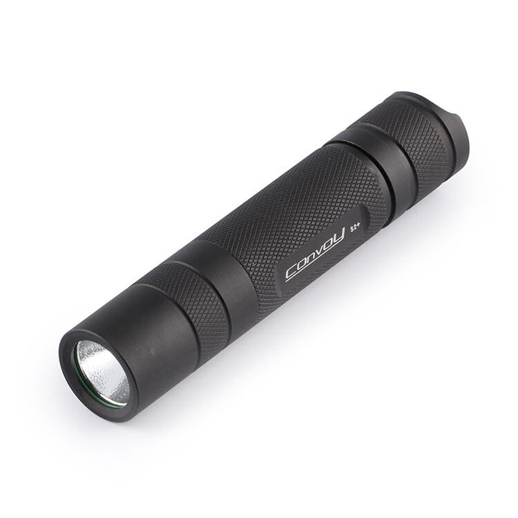 Convoy S2+ Black L2 7135x8 3/5mode EDC LED Flashlight 18650