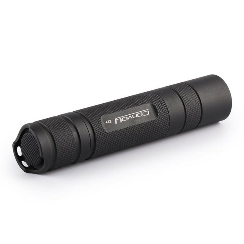 Convoy S2+ Black L2 7135x8 3/5mode EDC LED Flashlight 18650