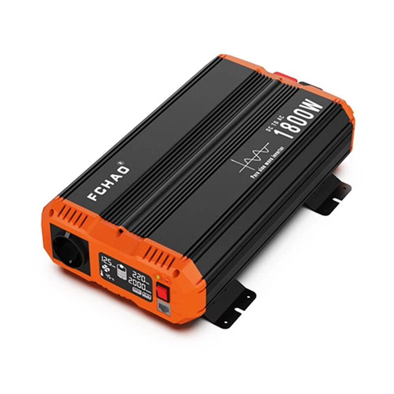 [EU Direct] FCHAO 1800W(Peak Power 3600W) Pure Sine Wave Solar Inverter DC to AC Power Invertor 12V 24V Inverter Board With Remote Control For Home RV Car EU Sockte,PSC-1800W