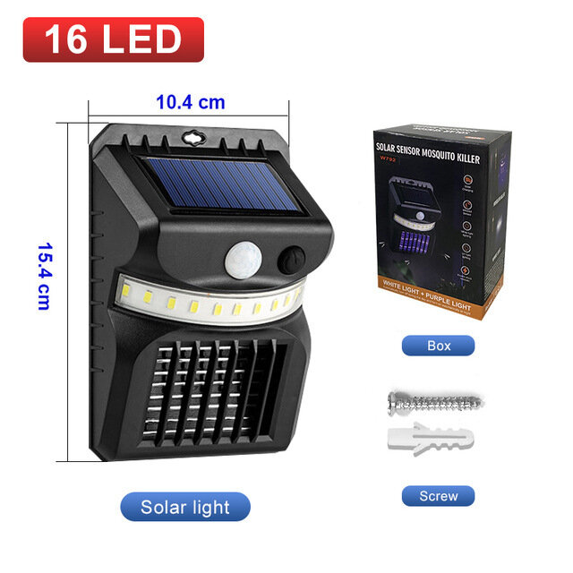 Solar Powered Outdoor Light 3 Modes PIR Moiton Electric Mosquito Repellenting Killer Lamp Outdoor Light