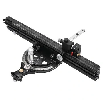 HONGDUI HD-MG21 Miter Gauge with Extended Fence for Woodworking Table Saw Router Table Precision Angle Setting