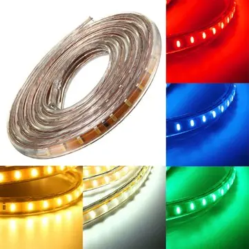 1M SMD3014 Waterproof LED Rope Lamp Party Home Christmas Indoor/Outdoor Strip Light 220V 