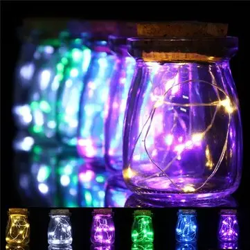 Romantic Xmas 10 LED Colours Seed Vase Lights Wedding Centrepiece Fairy Lights