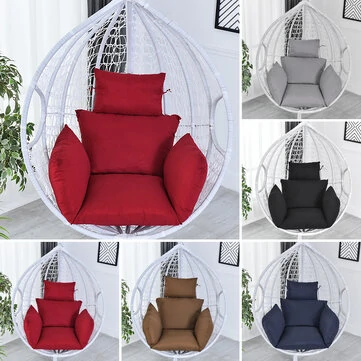 Hammock Chair Cushion 6D Hollow Cotton Strong Elasticity Cushion Swing Seat Cushion Thick Hanging Chair Back With Pillow