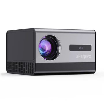 ZHENEVO Z1 Android 12.0 LED Projector 800 ANSI Lumens 1080P 4K Supported Video Portable Projector Built-in Dual 8W Stereo Speakers WiFi 6 Auto Focus/Keystone Correction Home Theater Projector