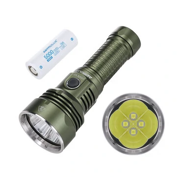 Astrolux® FT02S V2 10225LM Quad HP50 High-Lumen Strong Flashlight With Powerful 26650 Battery Type-C Rechargeable 418m Tactical LED Torch Stepless Dimming Outdoor Camping Hiking Searching Lig