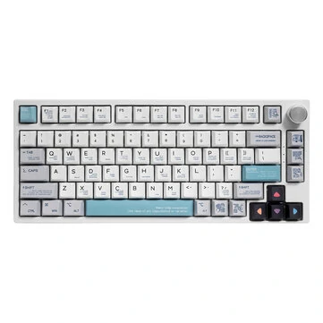 [Gamakay Silent Switch] GAMAKAY TK75 75% Mechanical Keyboard Customized Phoenix/Pegasus/Griffin Switch Hot Swapable Triple Mode RGB 81 Keys PBT Cherry Profile Keycaps Type-C Wired bluetooth 2.4GHz Gasket 3000mAh NKRO Gaming Keyboard