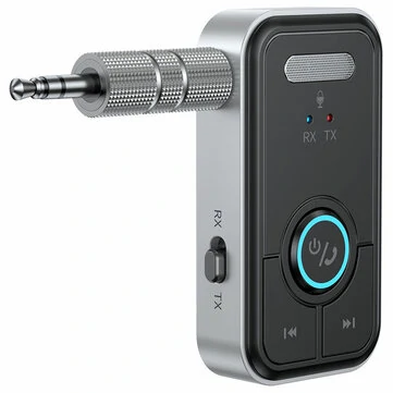 2 in 1 Wireless Bluetooth Adapter Aux Audio Car Adapter Bluetooth 5.3 Adapter Transmitter Receiver for Car TV Computer Speaker
