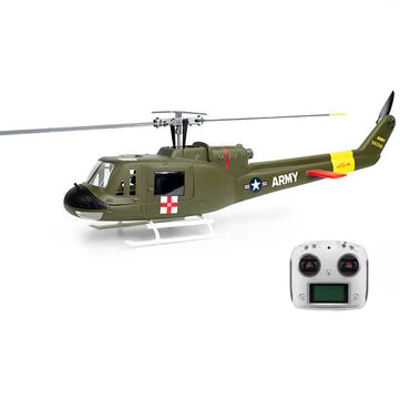 FLY WING UH-1 V4 Upgrade Version Class 470 6CH Brushless Motor GPS Fixed Point Altitude Hold Scale RC Helicopter PNP/RTF With H1 Flight Controller