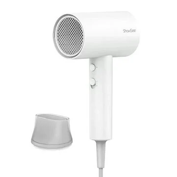 Showsee A1-W 1800W Turbofan Blades Hair Dryer Negative Ion Care 4 Wind Mode Smart Constant Temperature Control with Styling Nozzle From XIAOMI Ecosystem