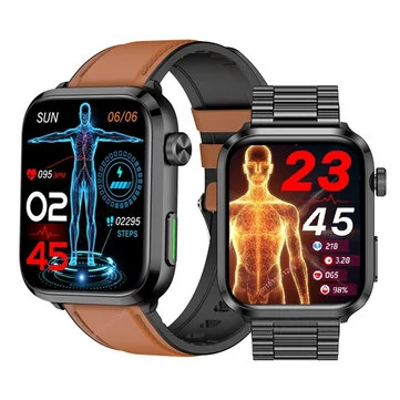 F220 1.91 inch HD Screen Laser Therapy Blood Sugar Uirc Acid Lipid Monitoring Health bluetooth Call Multi-sport Modes Music Playback IP67 Waterproof Smart Watch