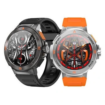 BlitzWolf® BW-AT5 1.43 inch AMOLEM 466*466 pixel Altitude Barometer Compass Full Touch Plus 5 Buttons Health Monitoring bluetooth Call Outdoor Sports Smart Watch