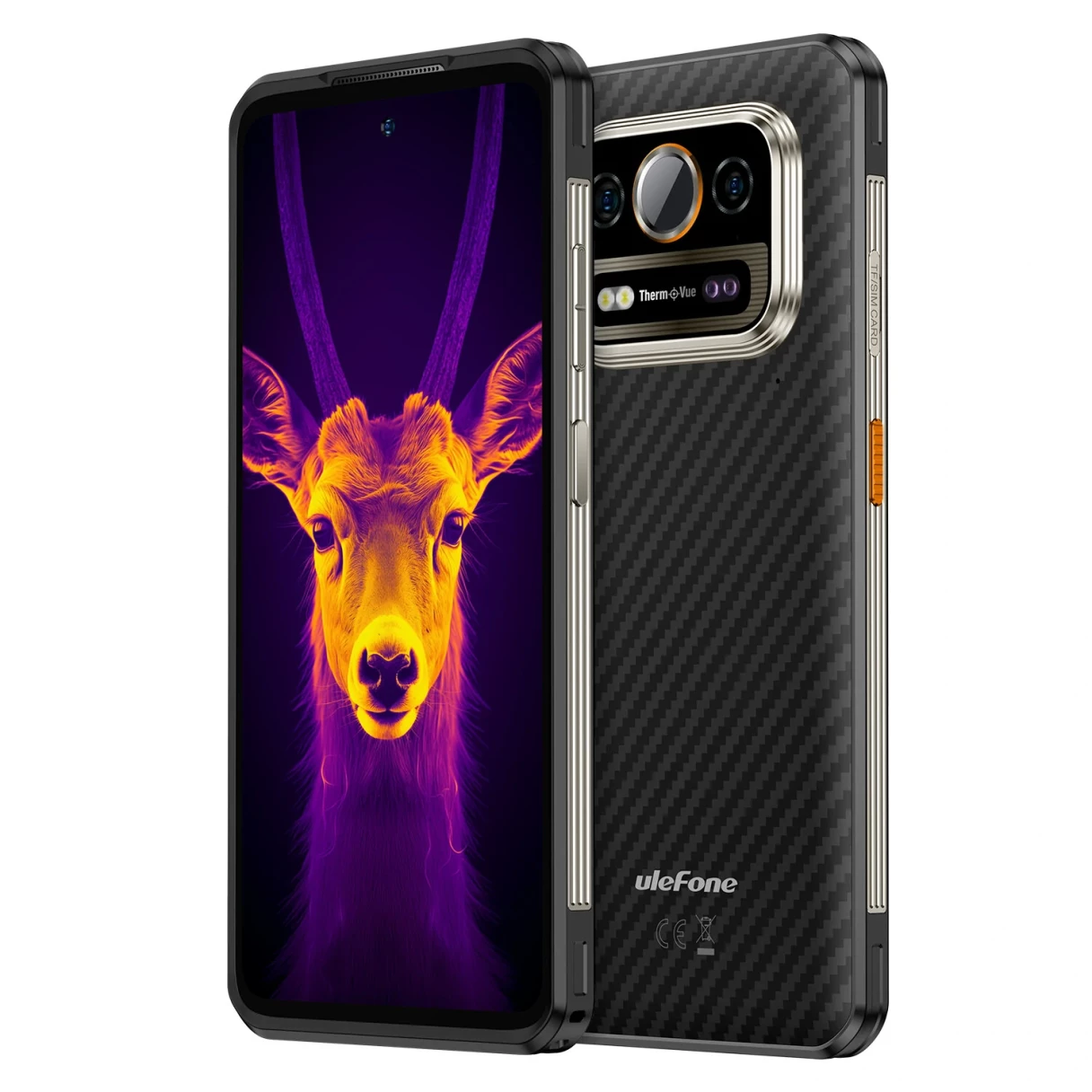 Ulefone Armor 25T Pro 5G Thermal Imaging 12GB 256GB 50MP Dual Camera 64MP Night Vision Dimensity 6300 6.78 inch 120Hz 6500mAh 33W Fast Charge Wireless Charge Android 14 NFC IP68 IP69K Waterproof Rugged Smartphone