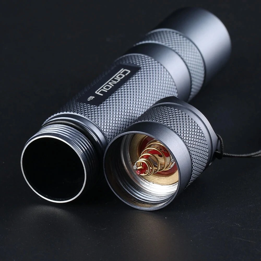 Convoy S2+ SST20 7135*8 12-Group Modes LED Flashlight 18650 Camping Light Hunting Emergency Lantern Flashlight