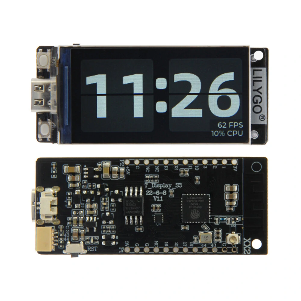 LILYGO® T-Display-S3 ESP32-S3 1.9 inch ST7789 LCD Display Development Board WIFI Bluetooth5.0 Wireless Module 170*320 Resolution