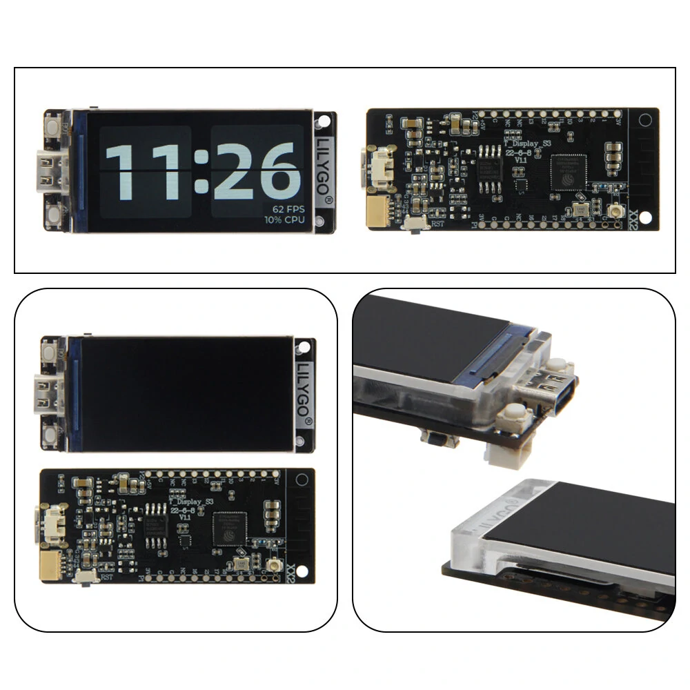 LILYGO® T-Display-S3 ESP32-S3 1.9 inch ST7789 LCD Display Development Board WIFI Bluetooth5.0 Wireless Module 170*320 Resolution