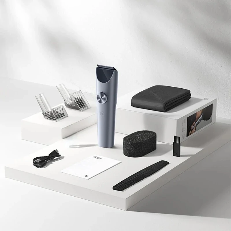 Xiaomi Mijia Electric Hair Clipper With Digital Display IPX7 Waterproof Rating Intelligent Anti-pinch Hair