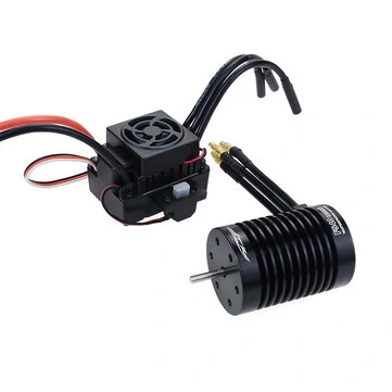 Surpass Hobby Waterproof F540 V2 3650 Sensorless Brushless Motor with 60A ESC for 1/8 1/10 1/12 1/14 RC Brushless Cars Tamiya TT-02