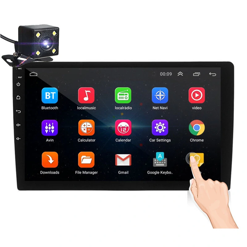 iMars 9" 2Din for Android 10.0 Car Stereo Radio 2+32G IPS 2.5D Touch Screen MP5 Player GPS WIFI FM with Backup Camera