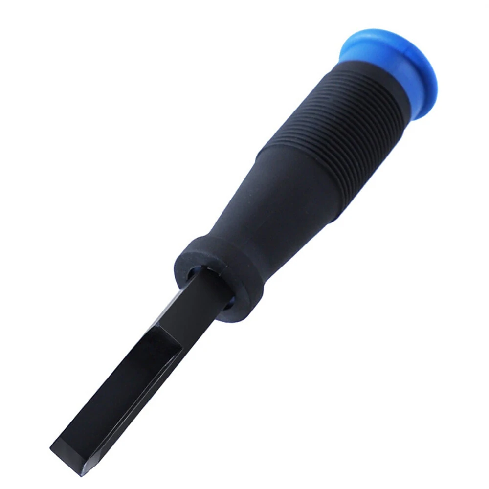 90° Right Angle Chisel Tool with Sturdy Plastic Handle High Carbon Steel Body for Efficient Grooving Work