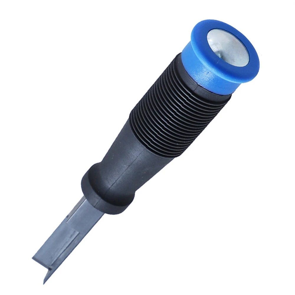 90° Right Angle Chisel Tool with Sturdy Plastic Handle High Carbon Steel Body for Efficient Grooving Work